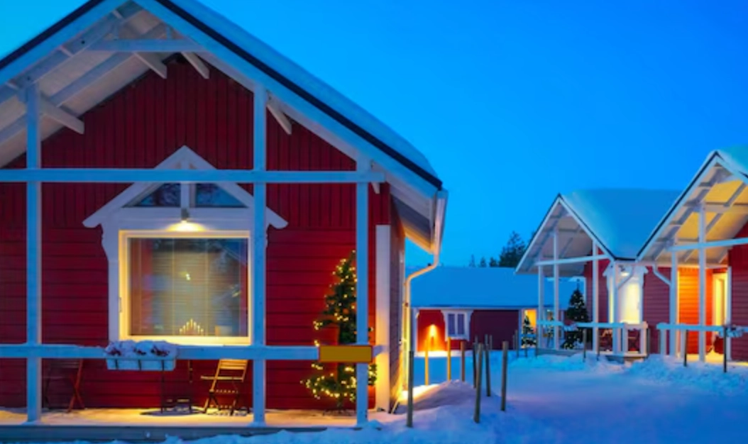 聖誕老人村小木屋