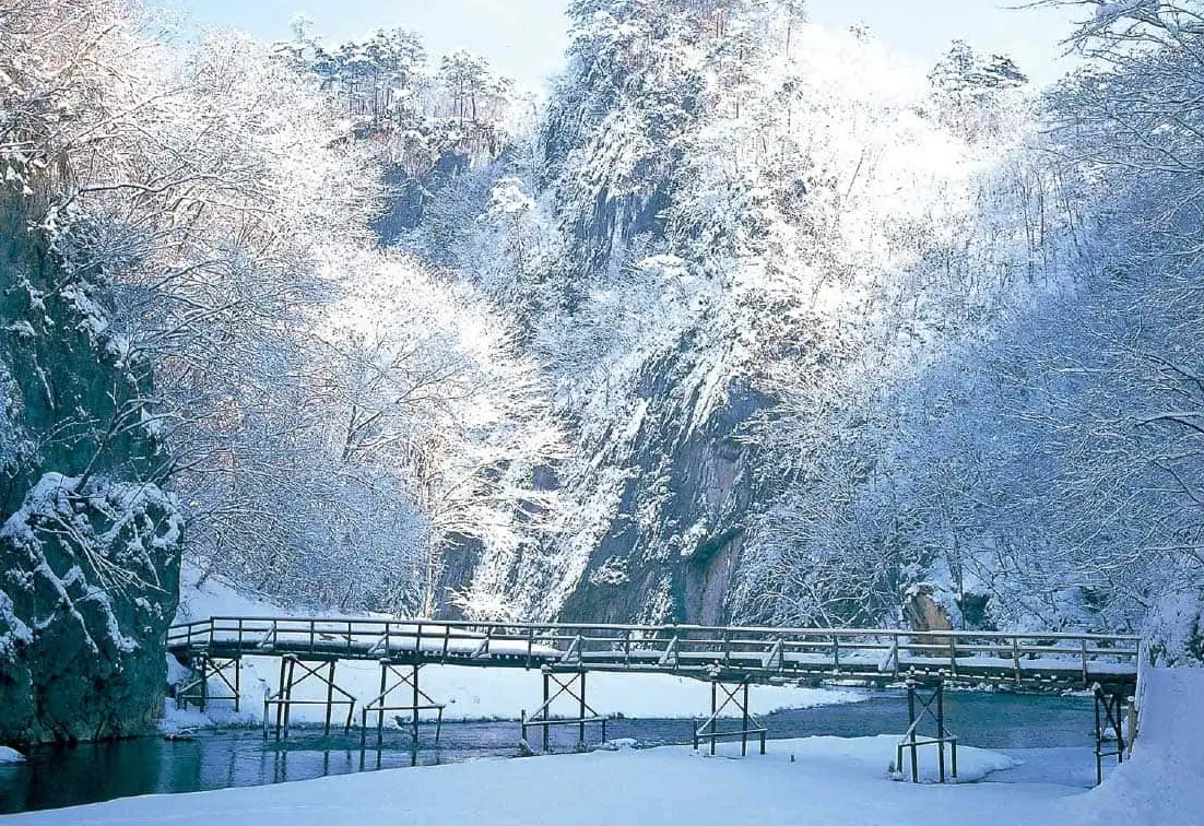 猊鼻溪 下雪 猊鼻溪 下雪