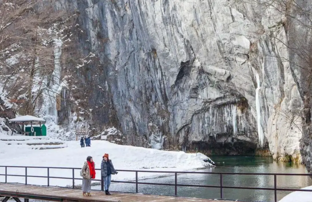 猊鼻溪 下雪 猊鼻溪 下雪