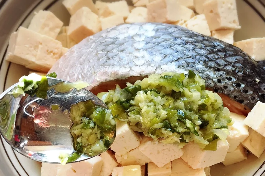 蒸鮭魚豆腐食譜