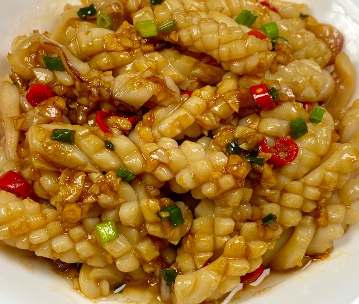 蒜蓉炒鮮魷 做法