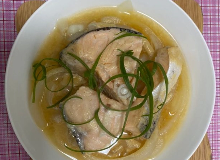 味噌蒸鮭魚做法