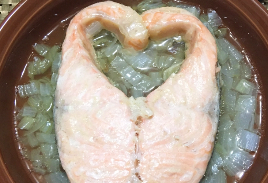 味噌蒸鮭魚做法