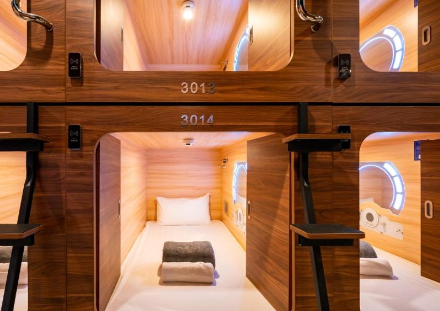 大阪膠囊旅館 體驗