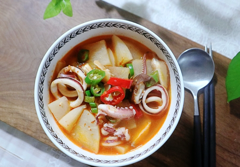 魷魚蘿蔔湯做法