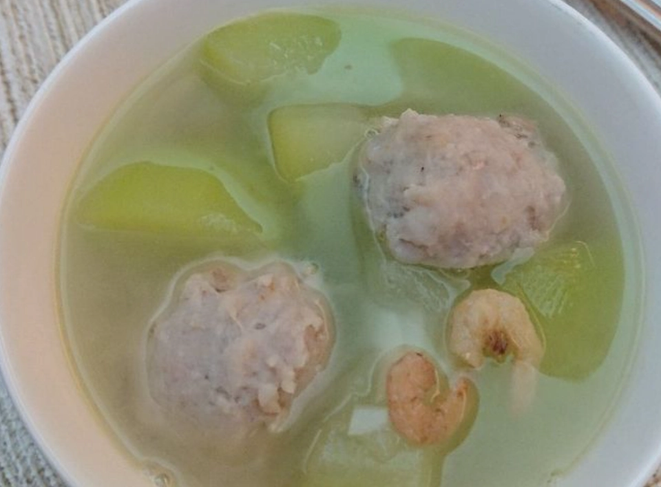 節瓜貢丸湯做法